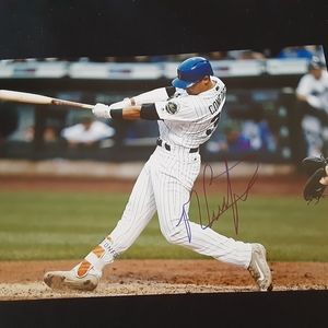 NY Mets signed autograph photo Michael Conforto MLB baseball dodgers giants